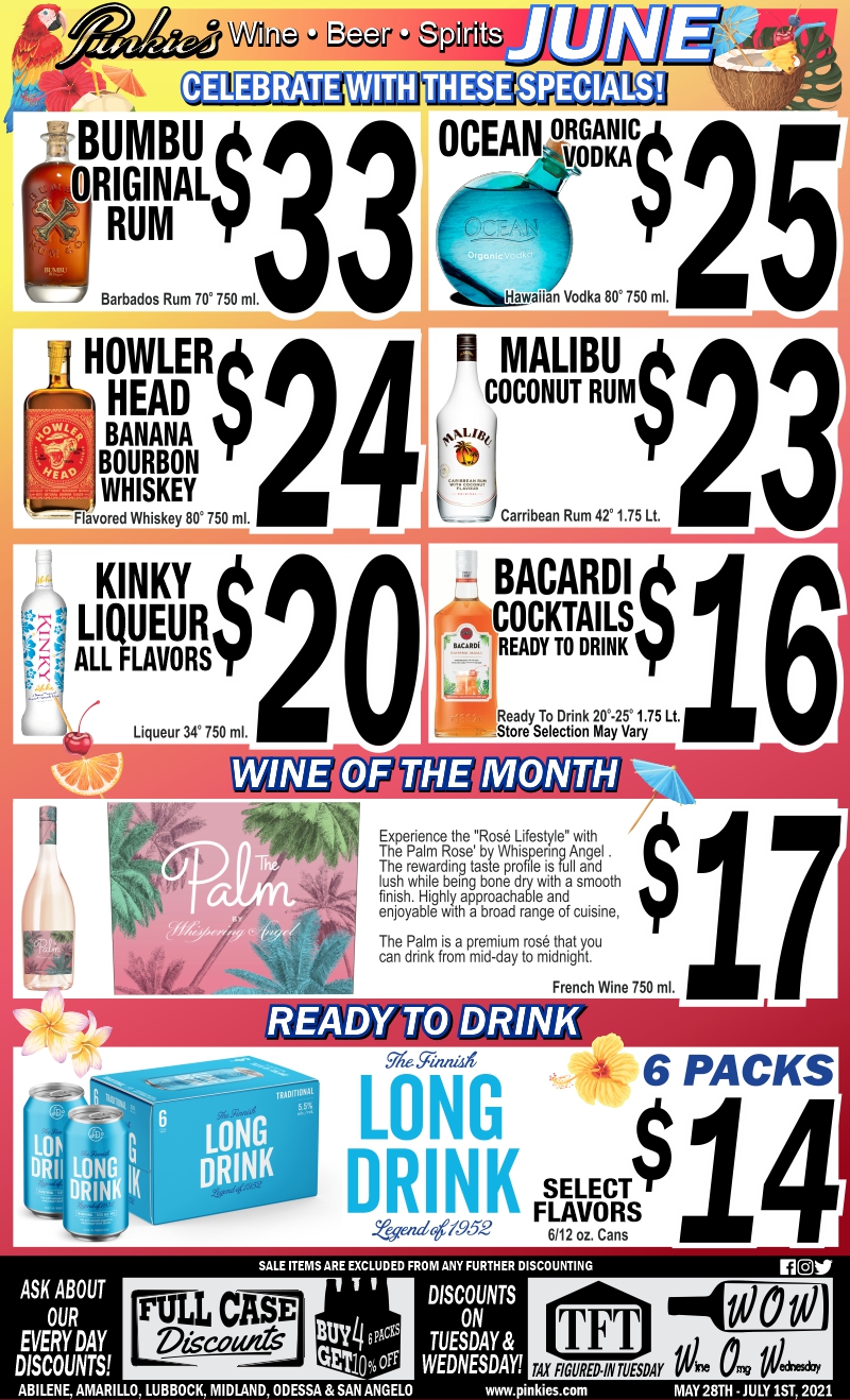 Pinkie's June Sales Flyer