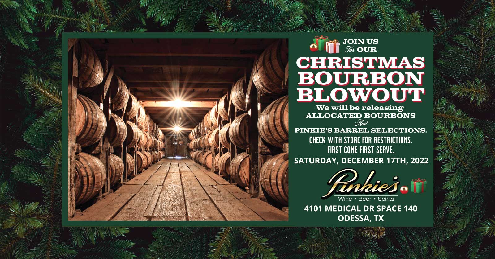 Christmas Bourbon Blowout